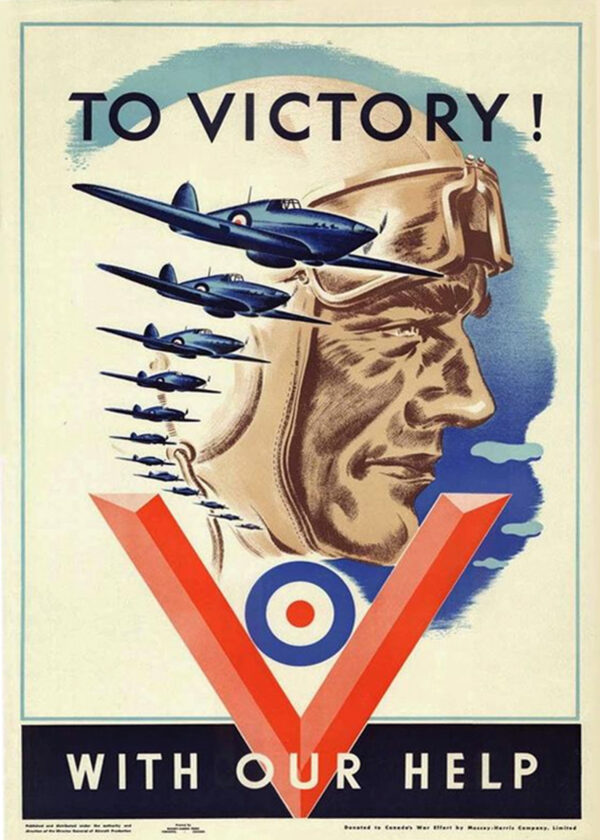 Aluminium Sign - Victory RAF